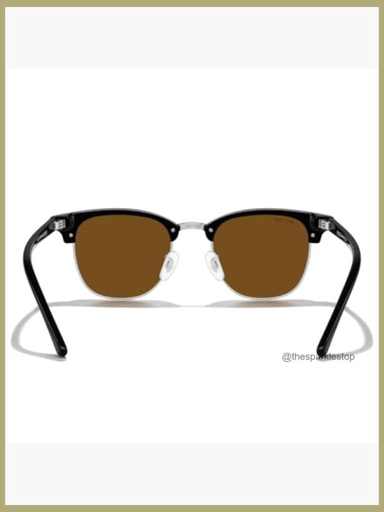 Classic Square Semi-Rimmed Polarized Sunglasses with Metal Frame main image 7
